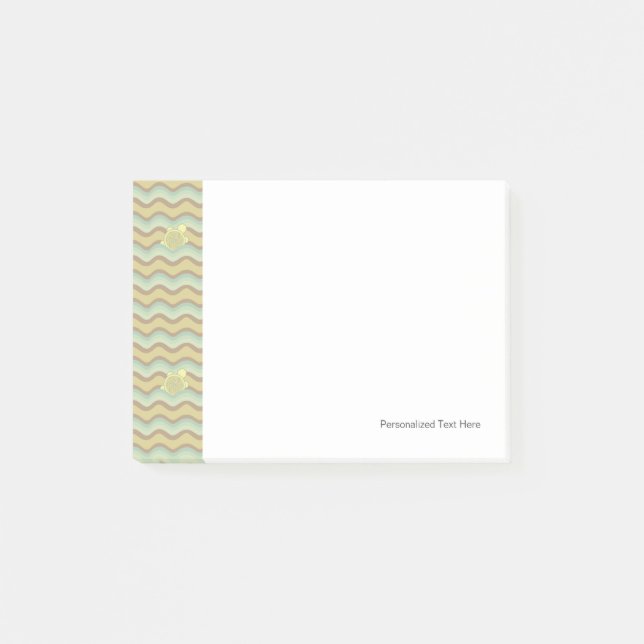 colourful abstract pattern, waves post-it notes (Front)
