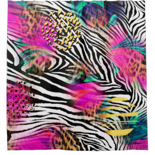 Colourful abstract pattern with zebra textureabstr