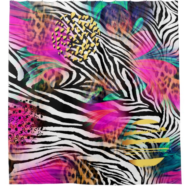 Colourful abstract pattern with zebra textureabstr (Front)
