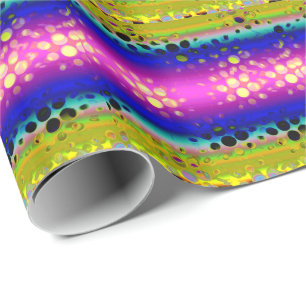 Colourful Abstract Pattern Wrapping Paper
