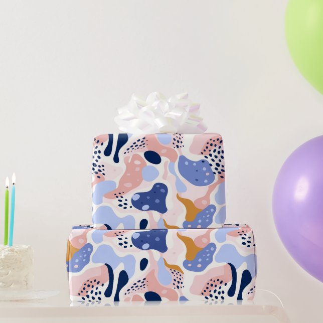 Colourful Abstract Pattern Wrapping Paper (Party Gifts)