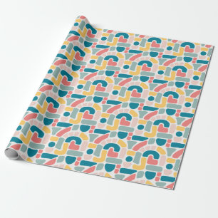 Colourful Abstract Pattern Wrapping Paper