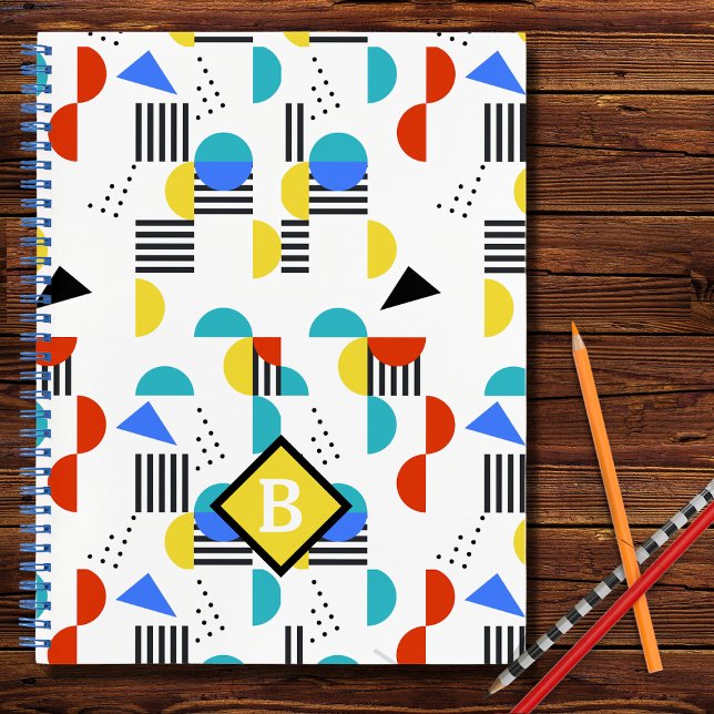 Colourful Abstract Personalized School Notebook (Creator Uploaded)