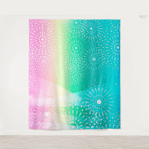 Colourful Abstract Photo Backdrop Tapestry