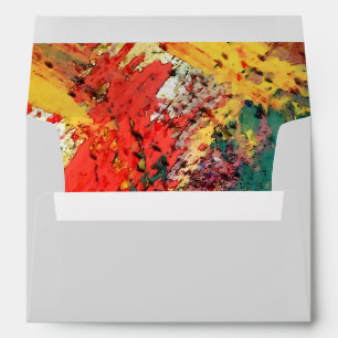 Colourful Abstract Plain Elegant Professional Envelope
