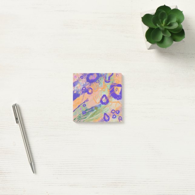 Colourful abstract Post-It Notes (Office)