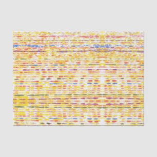 Colourful Abstract Rainbow Stripes on Tissue Paper