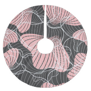 Colourful abstract, seamless artistic pattern. brushed polyester tree skirt