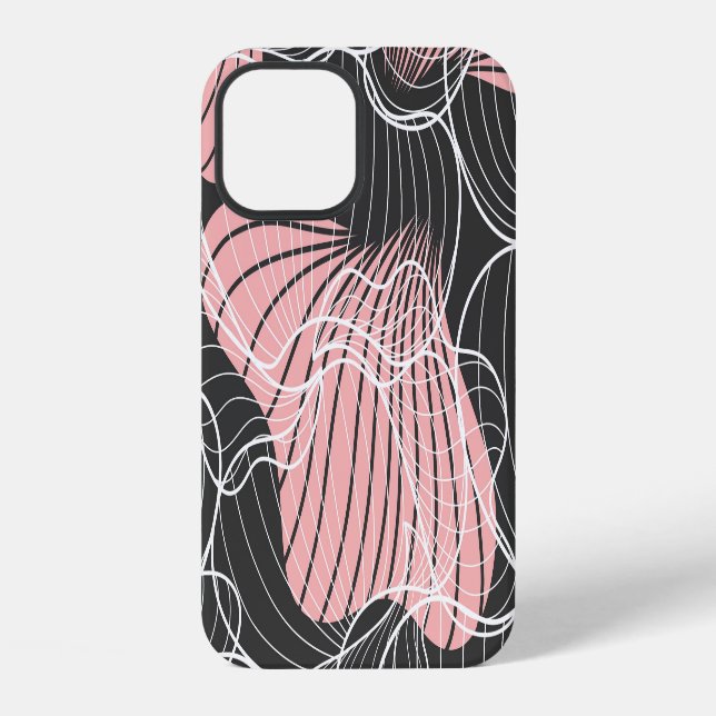 Colourful abstract, seamless artistic pattern. iPhone case (Back)