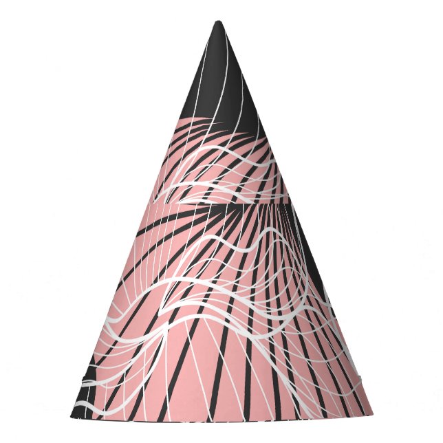 Colourful abstract, seamless artistic pattern. party hat (Front)