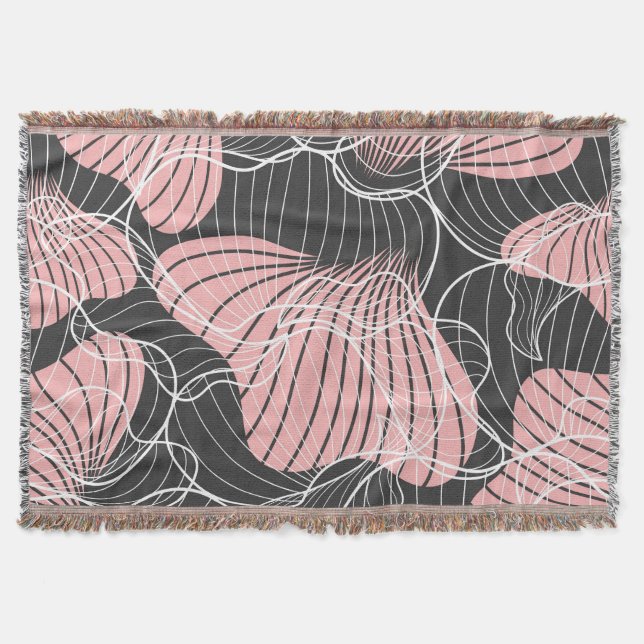 Colourful abstract, seamless artistic pattern. throw blanket (Front)