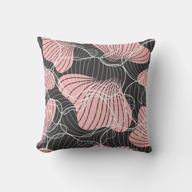 Colourful abstract, seamless artistic pattern. throw pillow (Front)