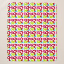 Colourful Abstract Shapes Modern Sherpa Blanket