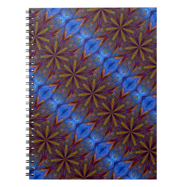 Colourful Abstract Shapes Notebook (Front)