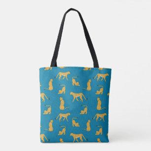 Colourful abstract shapes trendy art stylish green tote bag