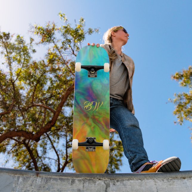 Colourful Abstract Skateboard (Outdoor 1)