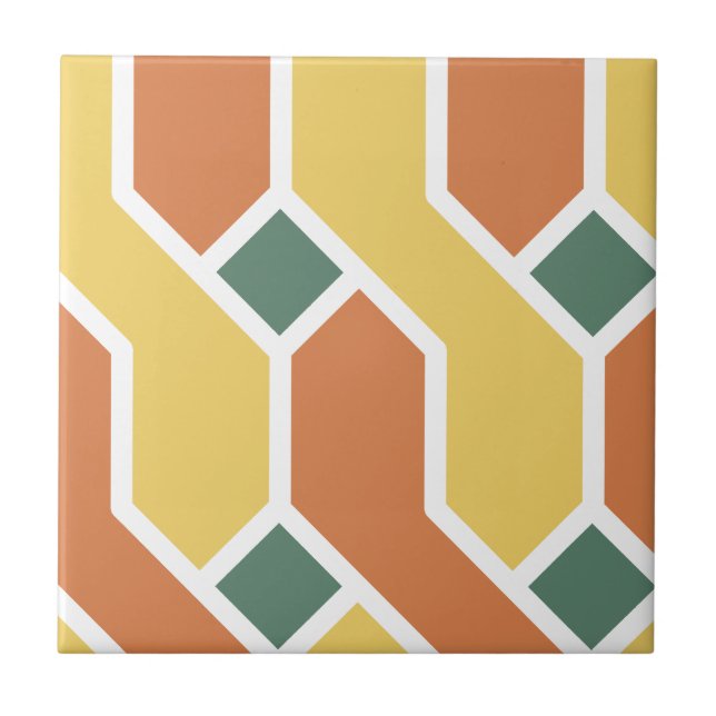 Colourful Abstract, Small(4.25" x 4.25") Tile (Front)