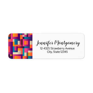Colourful Abstract Squares and Shapes