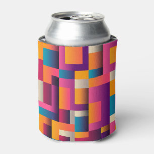 Colourful Abstract Squares and Shapes Can Cooler