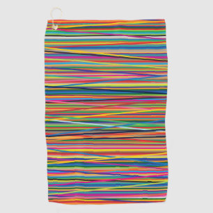 Colourful abstract stripes design adult cloth face