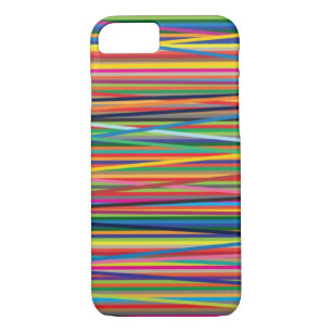 Colourful abstract stripes design Case-Mate iPhone case