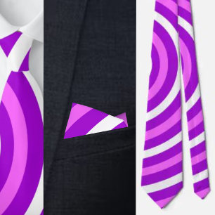 Colourful Abstract Stripes Pattern          Tie