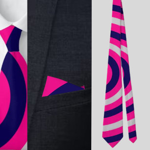 Colourful Abstract Stripes Pattern          Tie