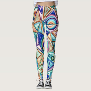 Colourful abstract stylish "Ratti_Creative_Arts" Leggings