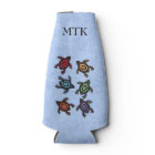 Colourful Abstract Swimming Turtles