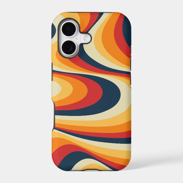 Colourful abstract swirl design (Back)
