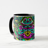 Colourful Abstract Swirls Design