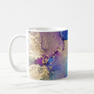 Colourful Abstract: Textured Oil Painting. Coffee Mug