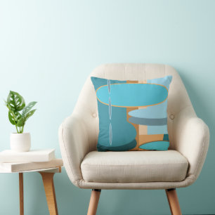 Colourful Abstract Throw Pillow