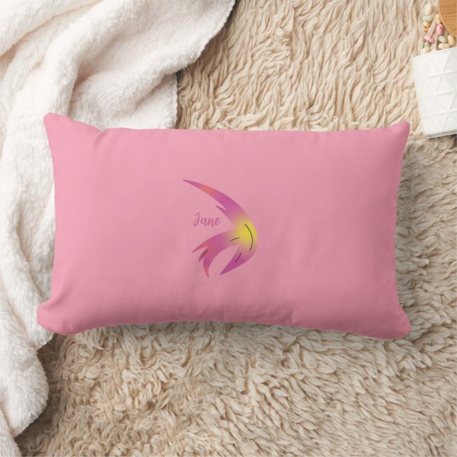 Colourful Abstract Throw Pillow (Blanket)