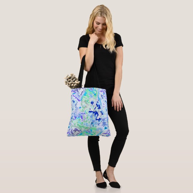 Colourful Abstract Tote Bag (On Model)