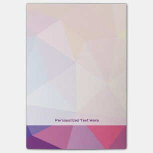 Colourful Abstract Triangle Pattern Post-it Notes