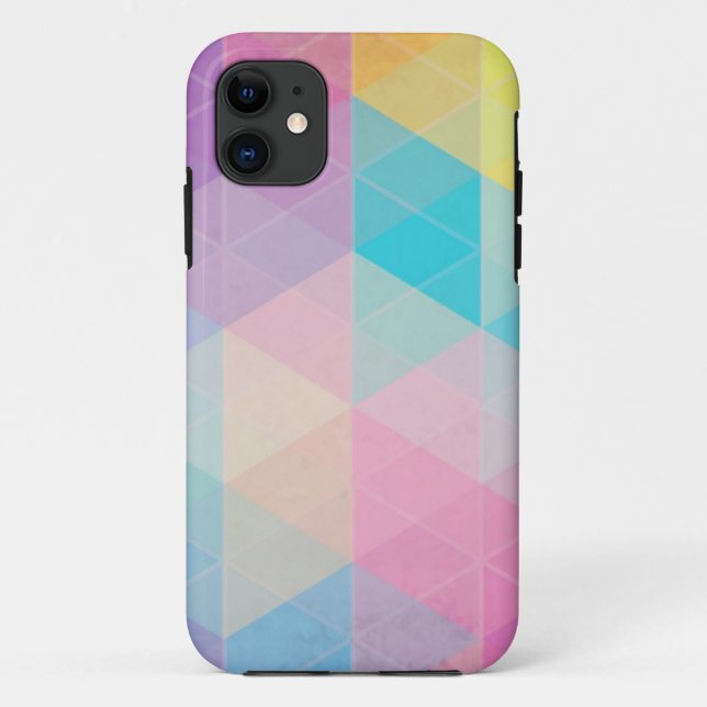 Colourful abstract triangles background Case-Mate iPhone case (Back)