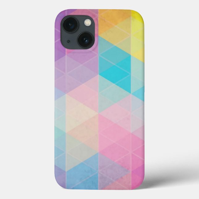 Colourful abstract triangles background Case-Mate iPhone case (Back)