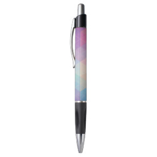 Colourful abstract triangles background pen