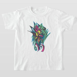 Colourful Abstract Tribal Tattoo Art T-Shirt