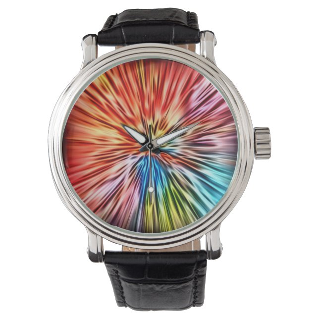 Colourful Abstract Watch (Front)