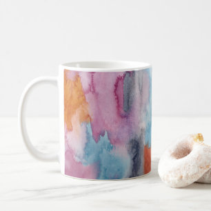 Colourful Abstract Watercolor Coffee Mug