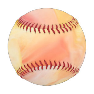 Colourful Abstract Watercolor Marble Texture Baseball