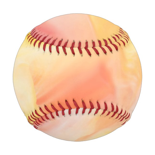 Colourful Abstract Watercolor Marble Texture Baseball (Front)
