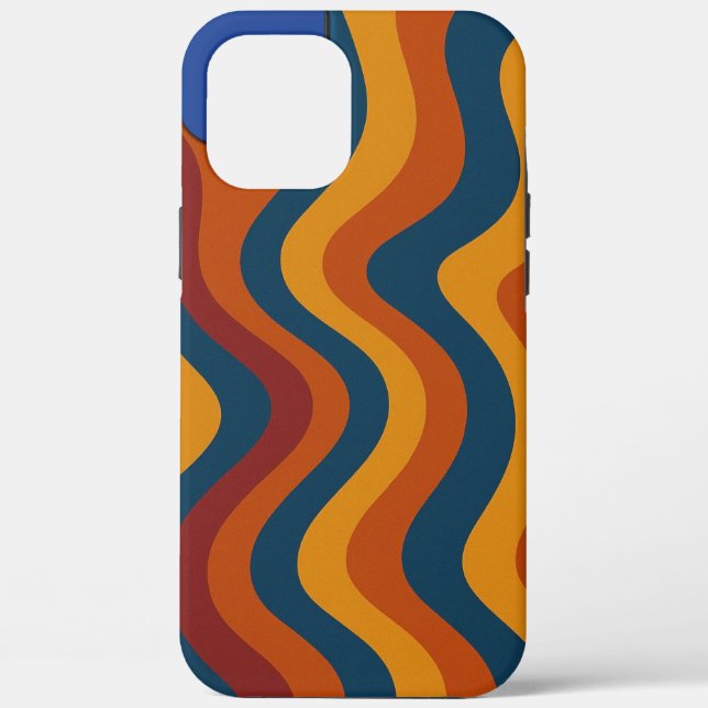 Colourful Abstract Waves Case-Mate Case-Mate iPhone Case (Back)