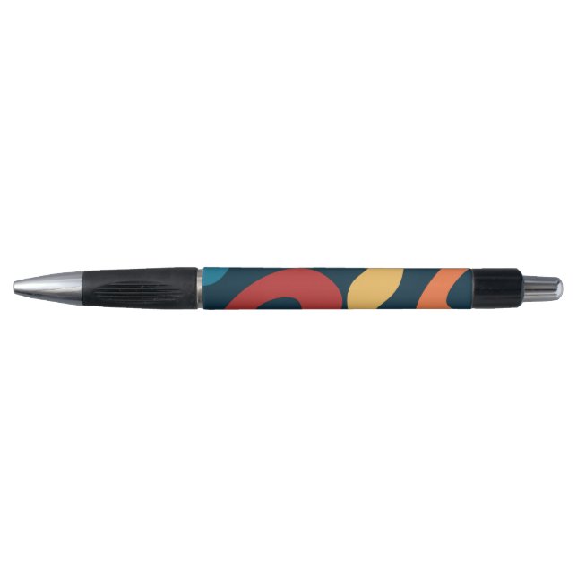 Colourful abstract waves pen (Front)