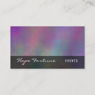 Colourful Abstract with Patterns & Grungy Texture Business Card