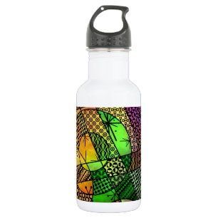 Colourful Abstract with Textures & Patterns 532 Ml Water Bottle
