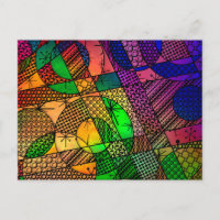 Colourful Abstract with Textures & Patterns