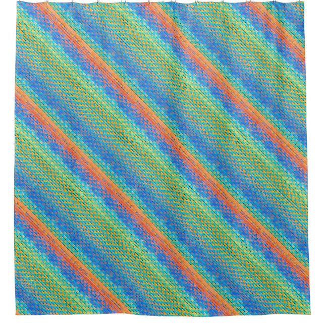 Colourful Abstract Woven Digital Pattern (Front)